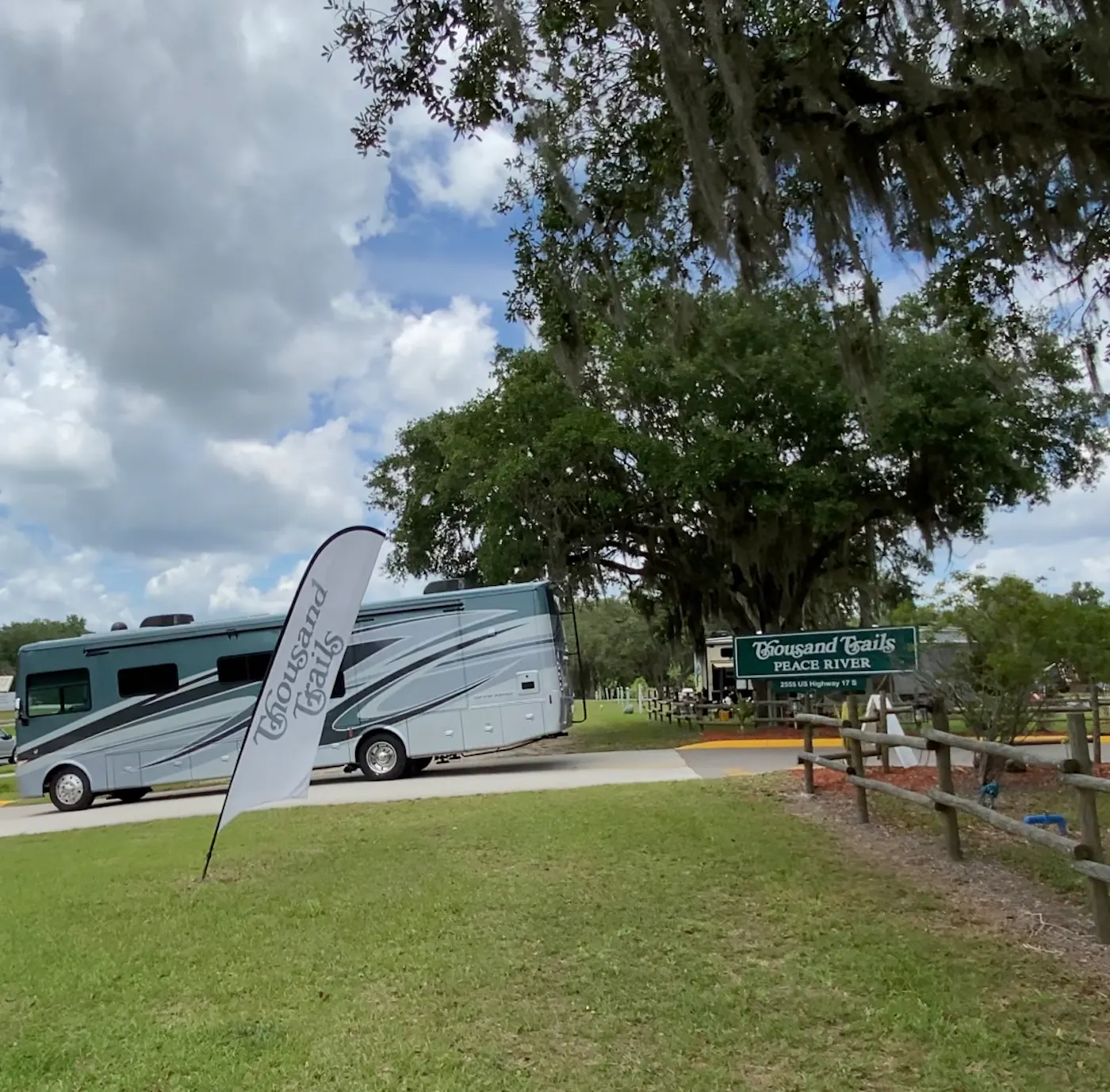Micheal and Tiffany Dunagan's RV at a Thousand Trails campground