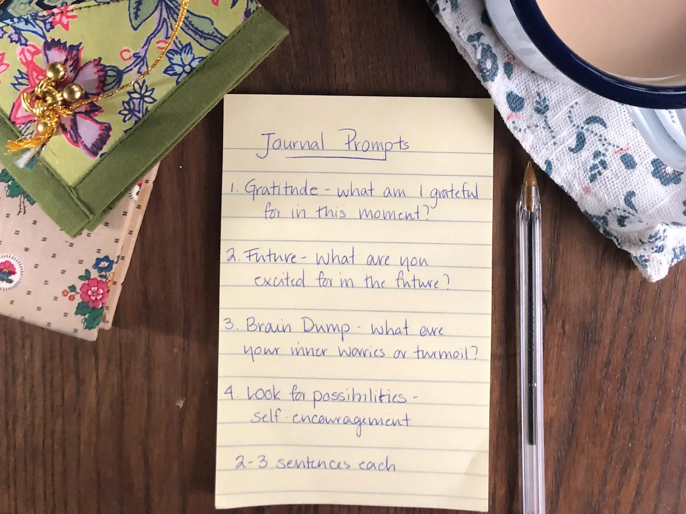 Bibi BARRINGER's Journal Prompts
