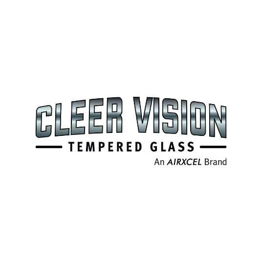 Cleer Vision tempered glass logo airxcel