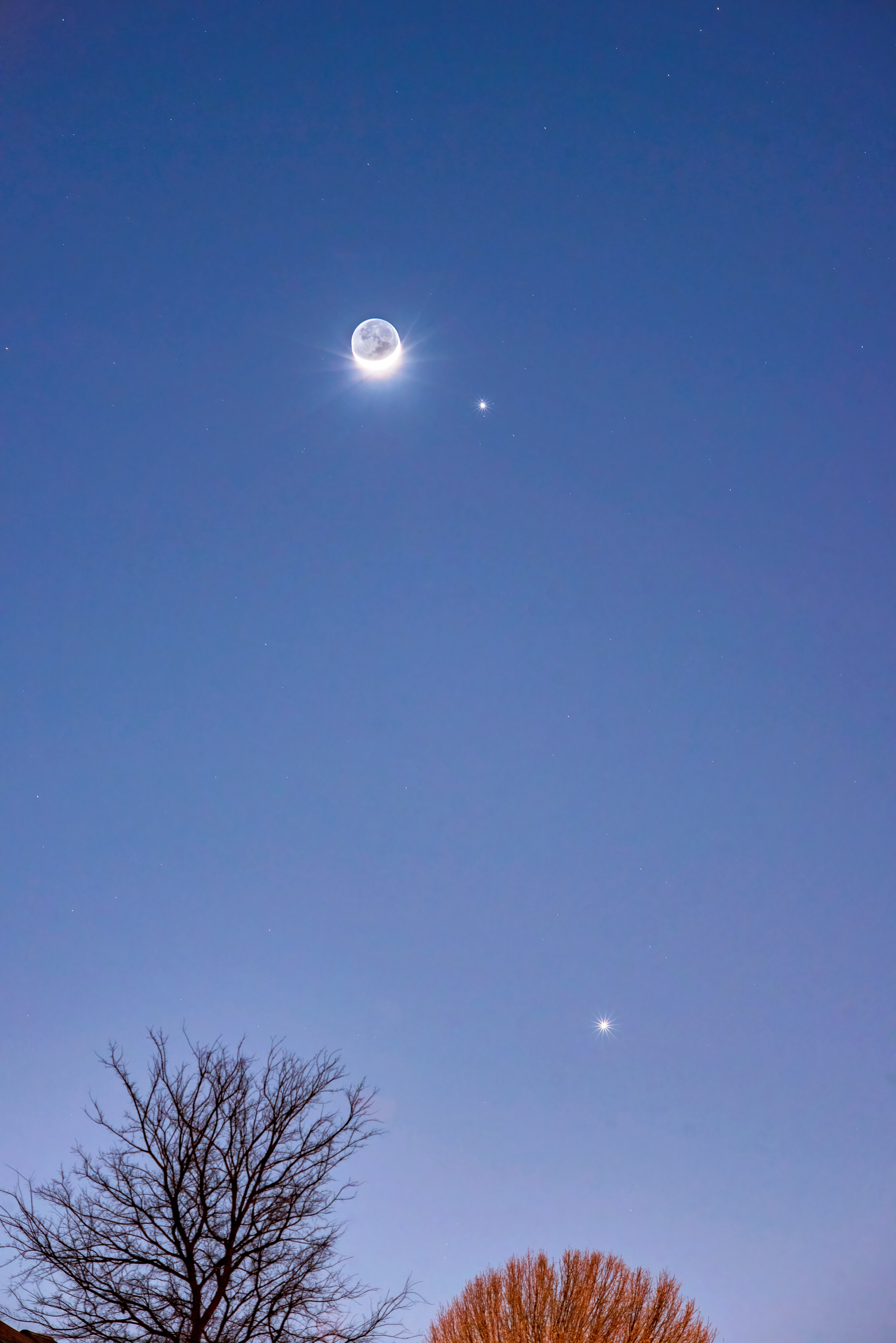 jupiter and venus a week before the conjunction 