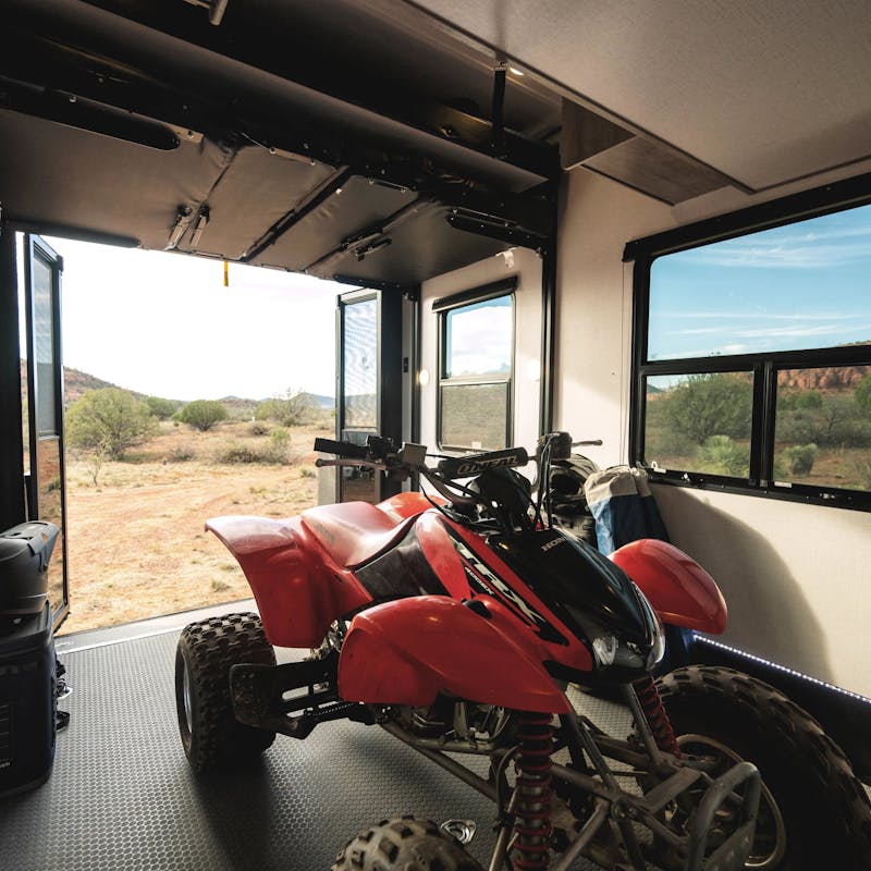 The interior garage of a dutchmen voltage