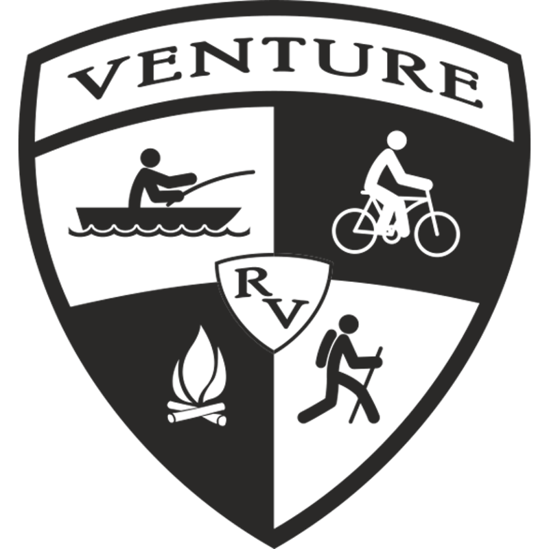 venture logo black