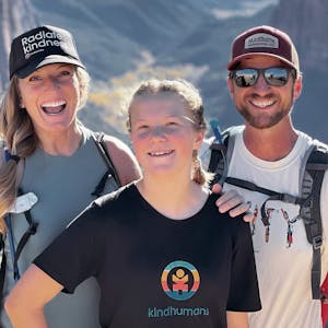 Karen and Lenny Blue with their daughter
