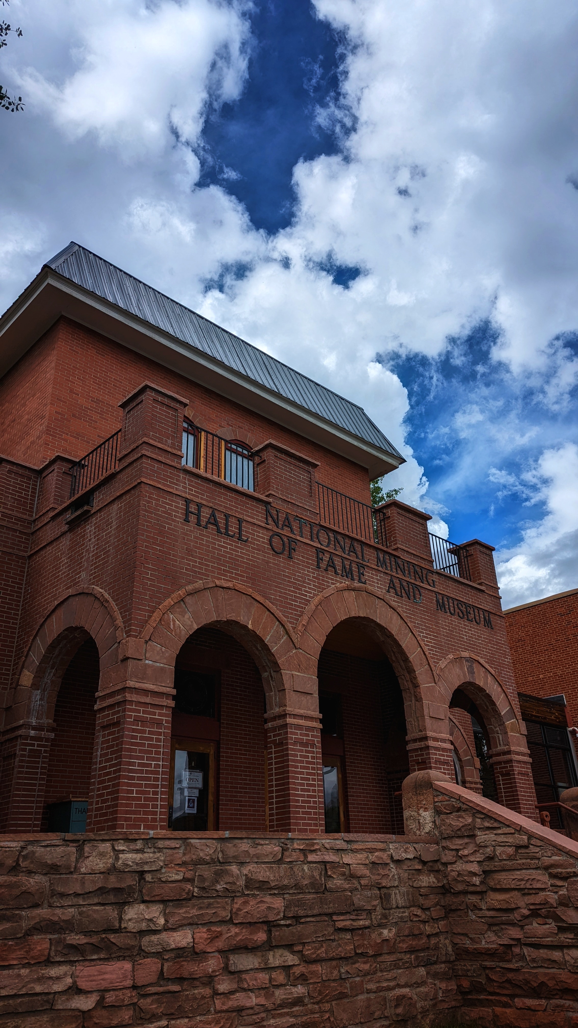 Dustin and Sarah Bauer at the National Mining Hall of Fame and Museum 