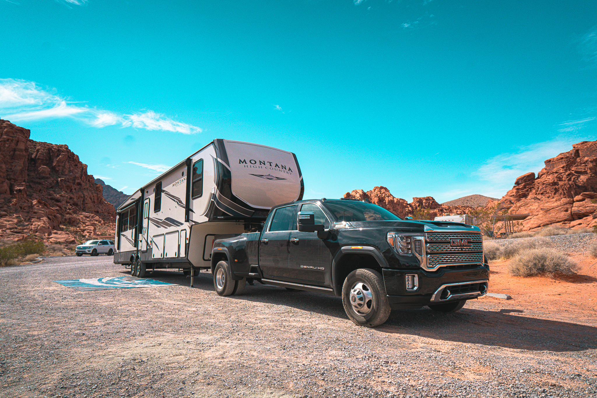 Renee Tilby's Keystone Montana at a desert campsite