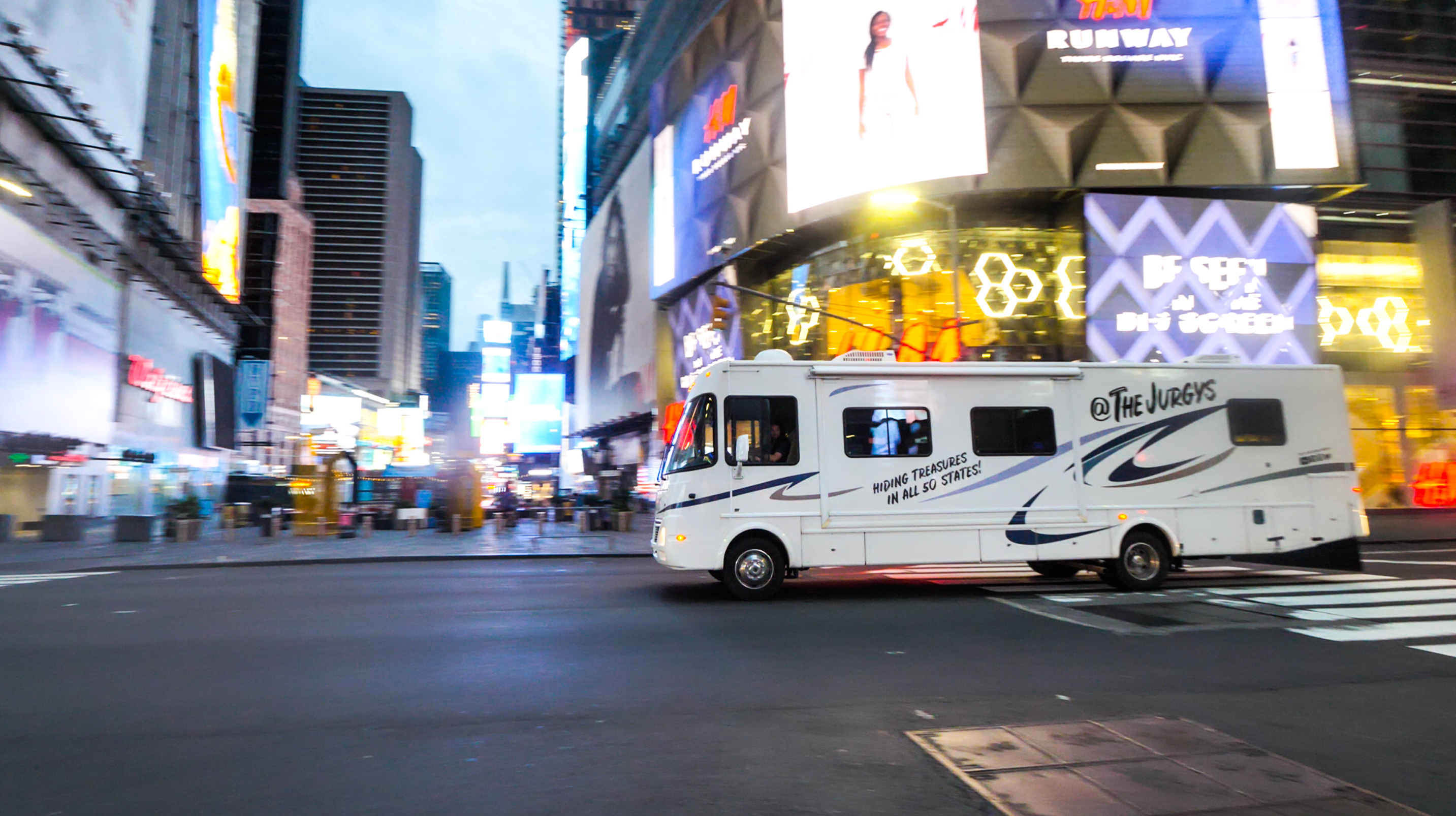 Our First RV Drive through New York City