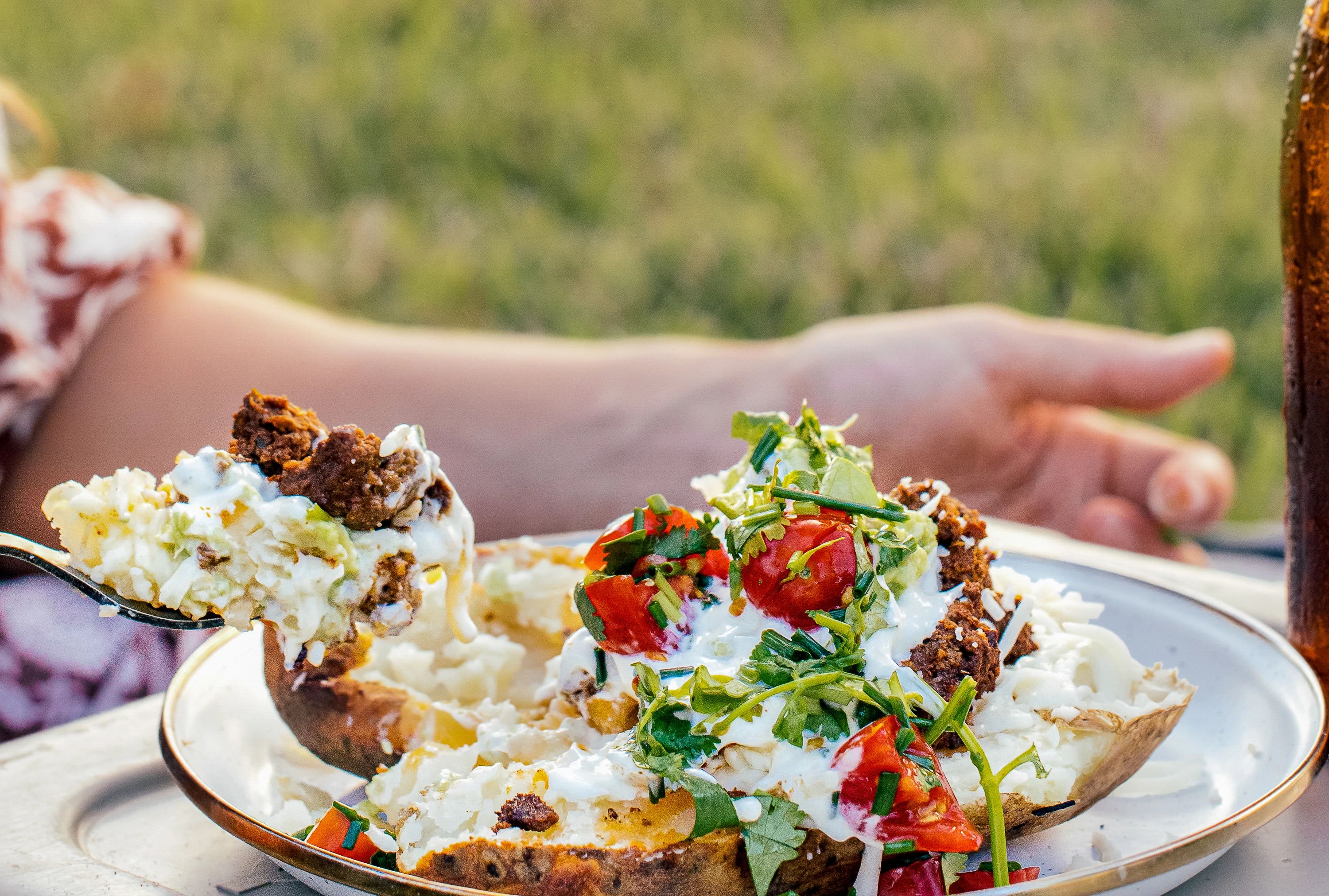 Smoky Venison Jacket Potatoes