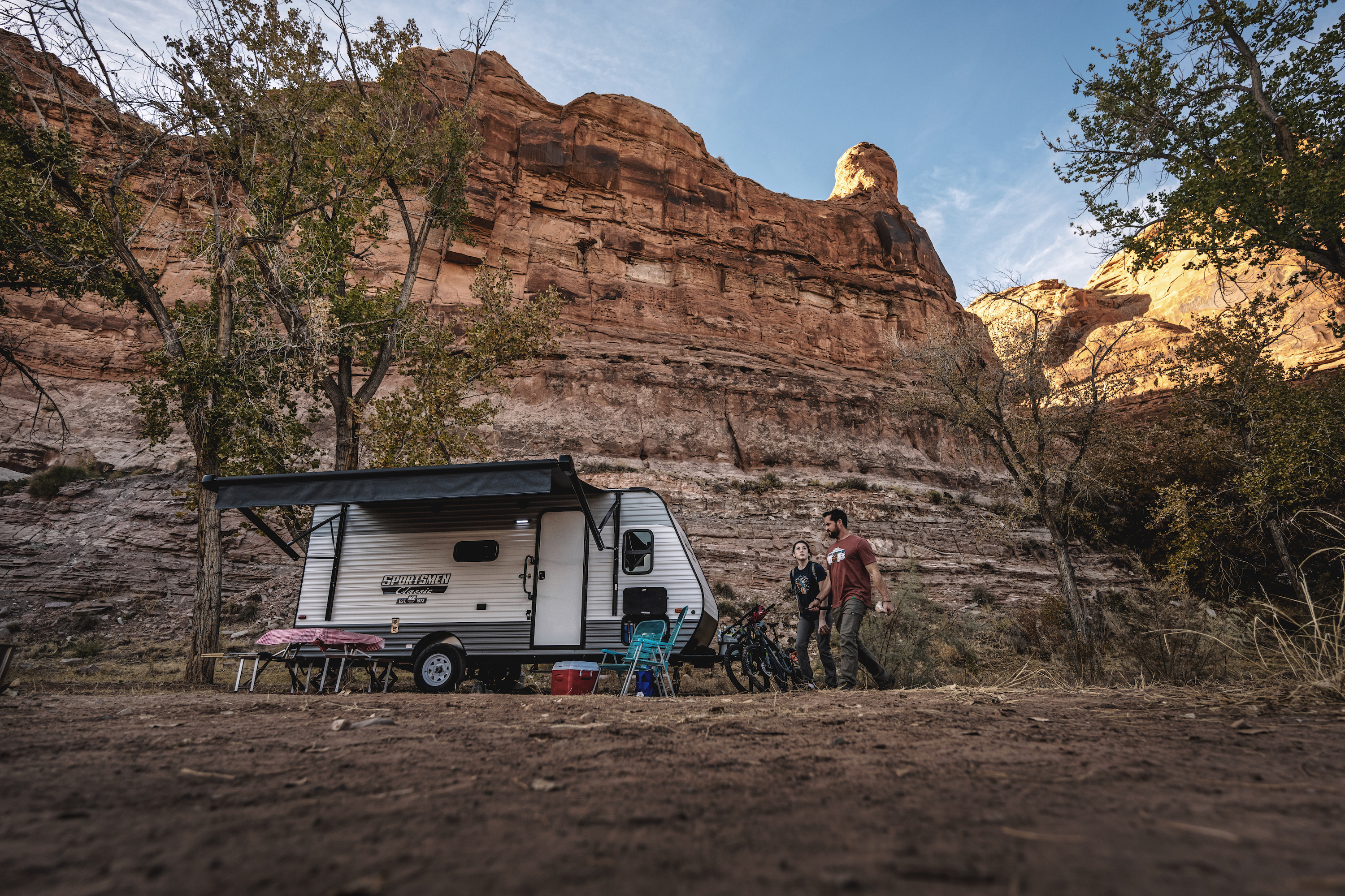 Sportsmen lightweight travel trailer