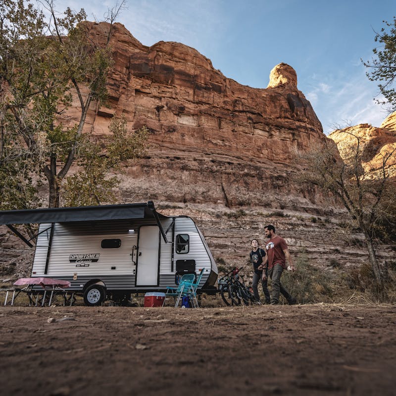 Sportsmen lightweight travel trailer