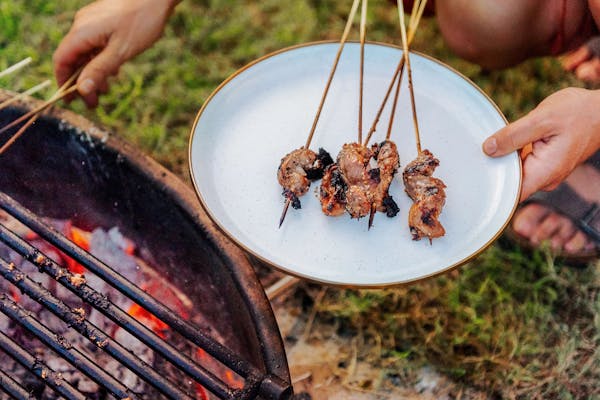 Duck Breast Skewers with Sesame Marinade