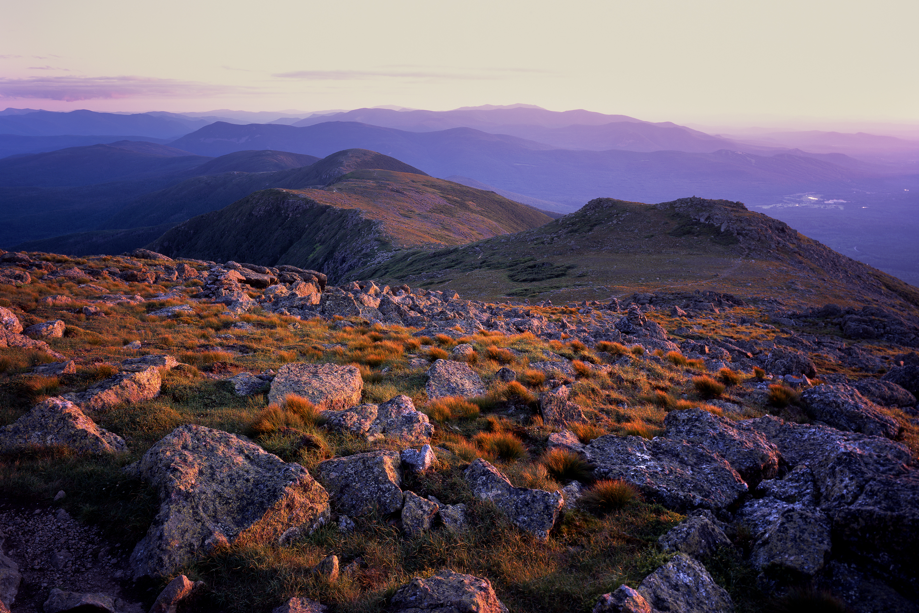 A rocky mountain top in White Mountains National Forest