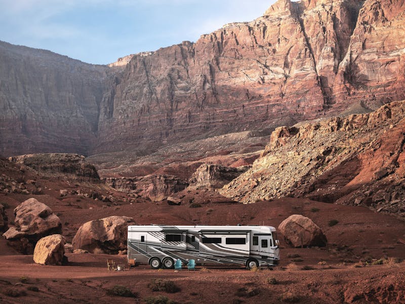 Tiffin Allegro Bus Class a motorhome boondocking