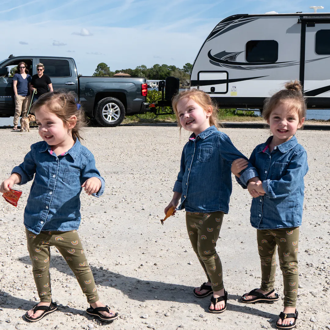 Raising Triplet Daughters On The Road In An RV - THOR Industries