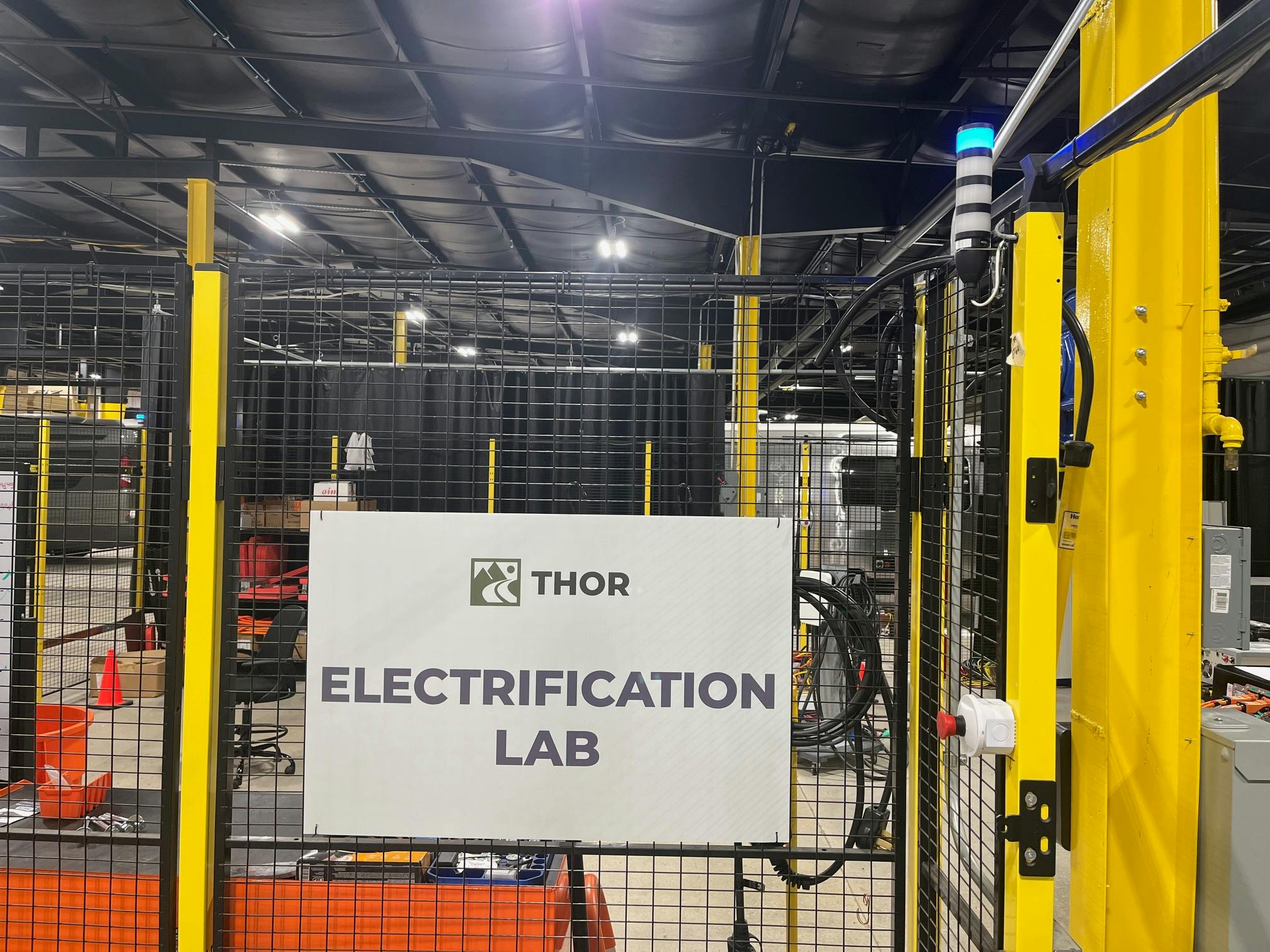 The THOR Industries Electrification Lab.