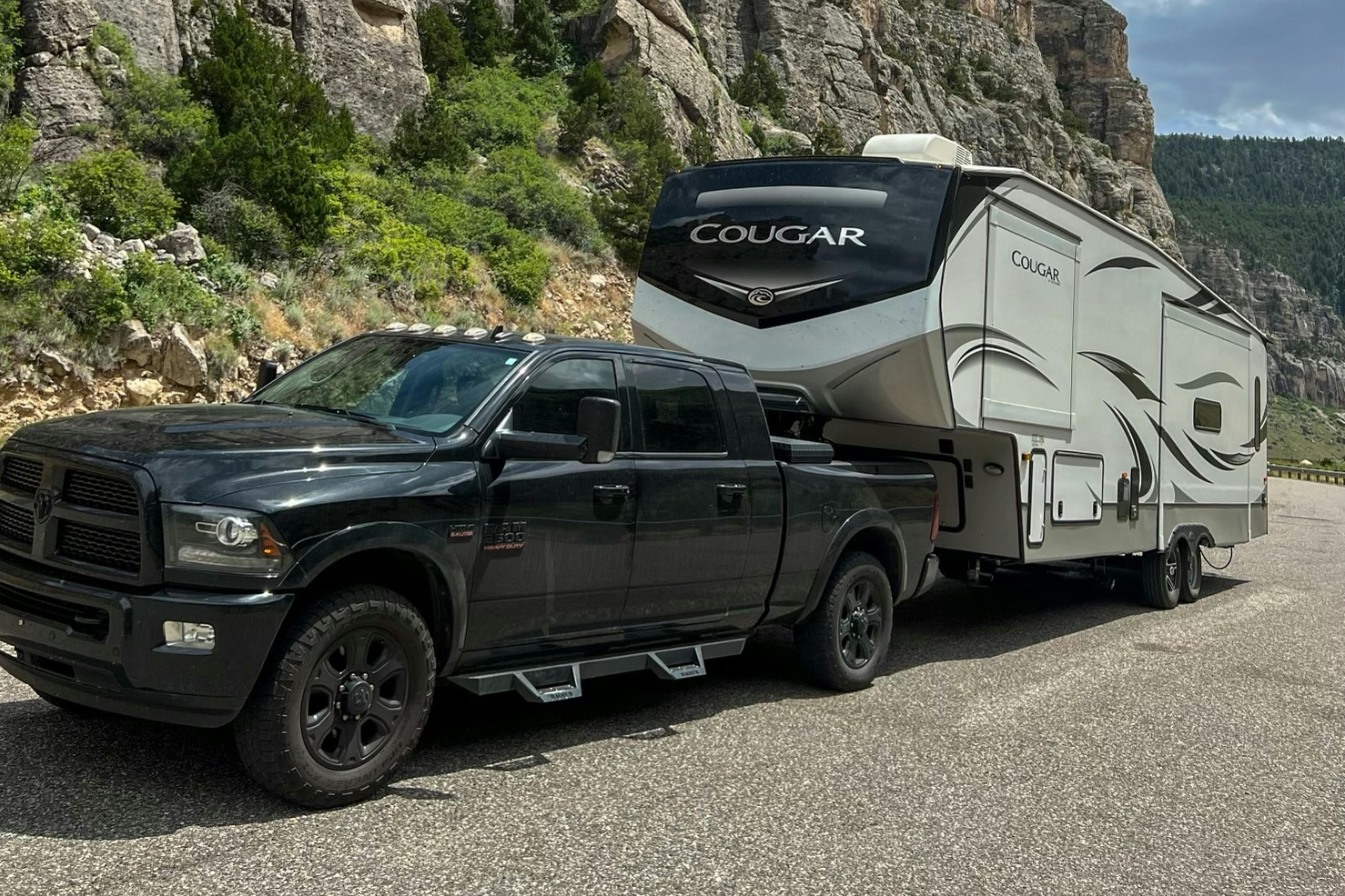 Donny and Tammy Benedict's Keystone Cougar fifth wheel.