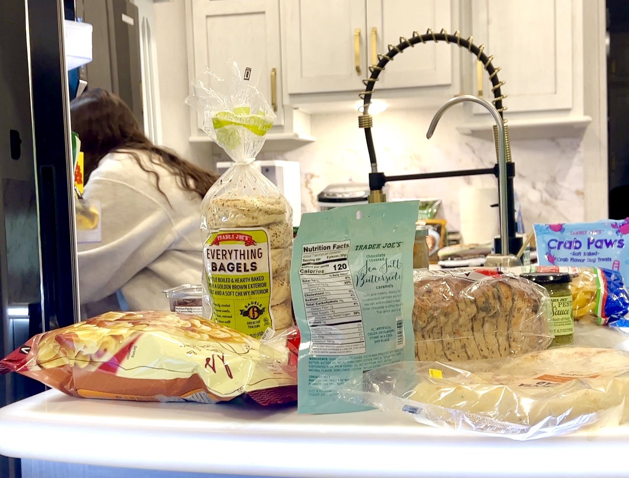 Groceries Bailey and Nicole Damberg's grocery haul inside their RV