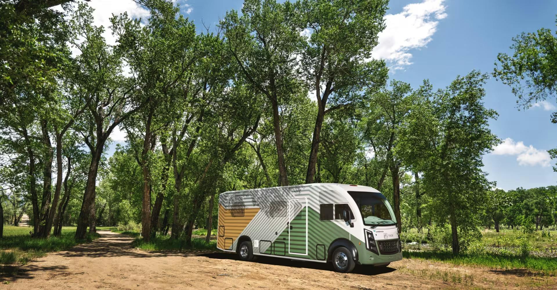 The THOR Hybrid Class A motorhome.
