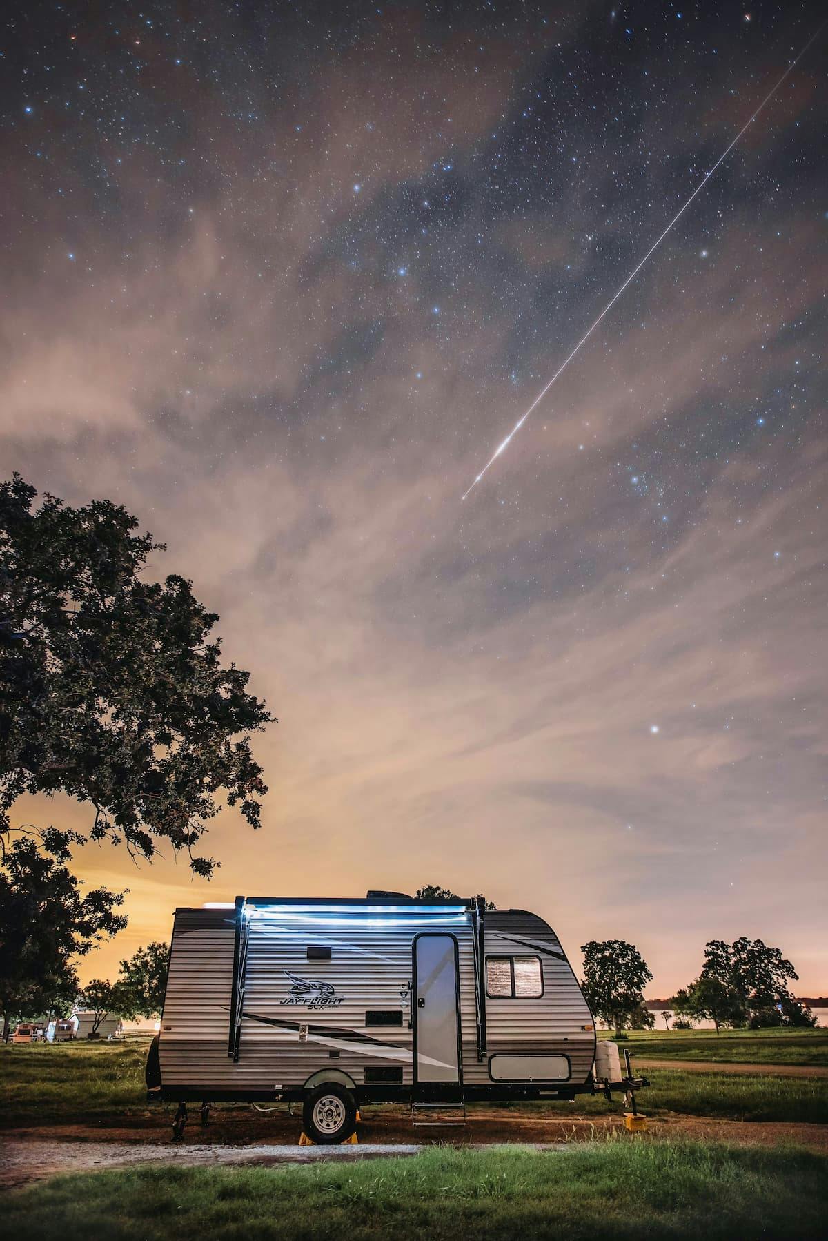 Low luminance lights on Jason and Alison Takacs RV.