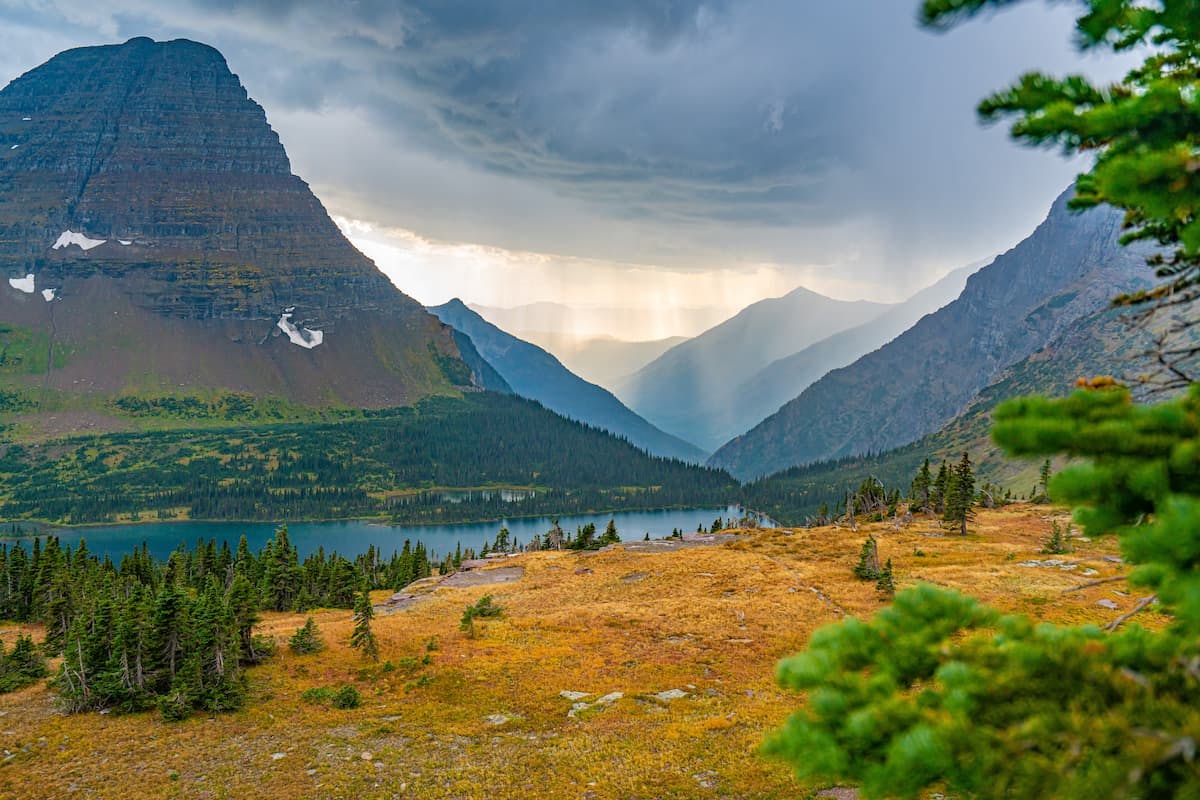 Renee Tilby at a Hidden Lake in Glacier National Park.