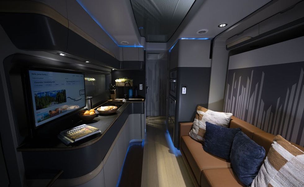 the interior of the Thor Vision Vehicle 