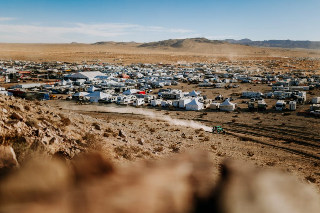 The view of Hammertown from Chocolate Thunder.