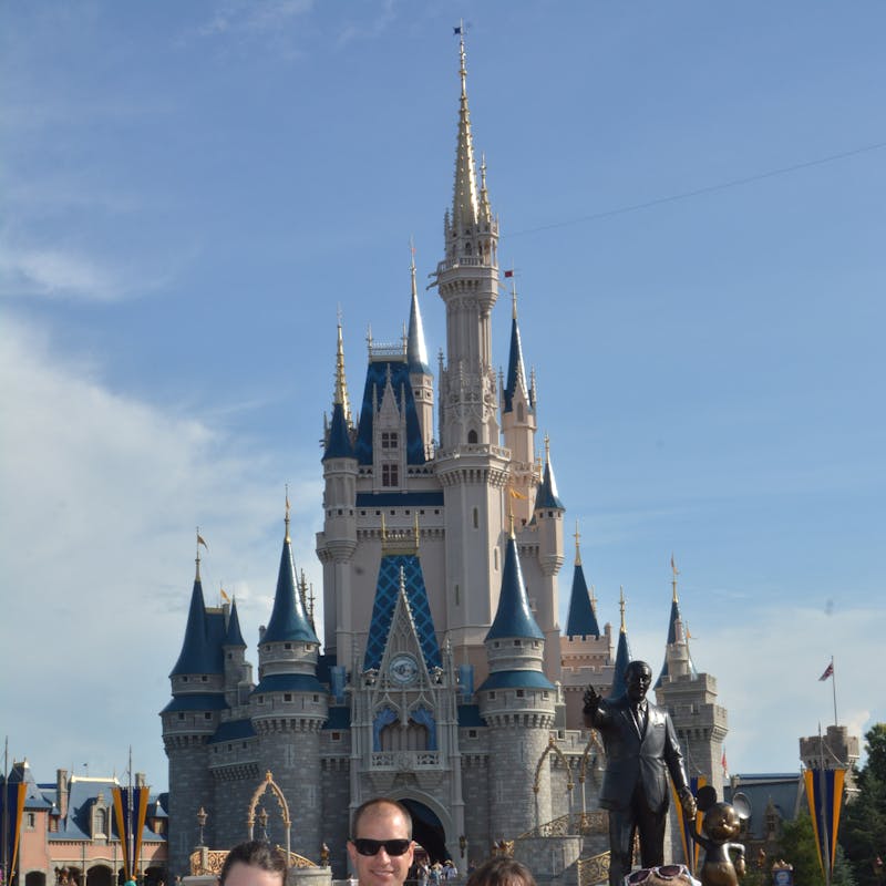 Brandy Gleason's family at Disney World