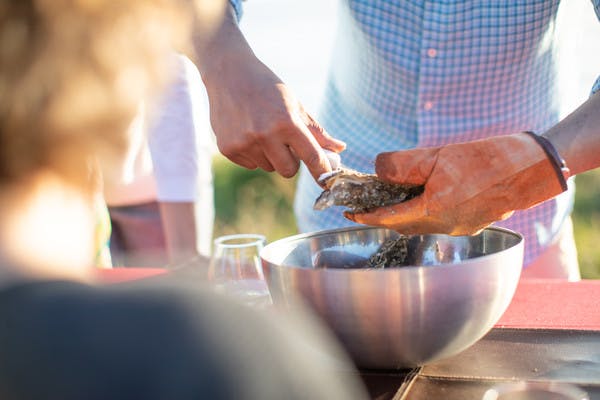 Charcuterie Board and Oysters