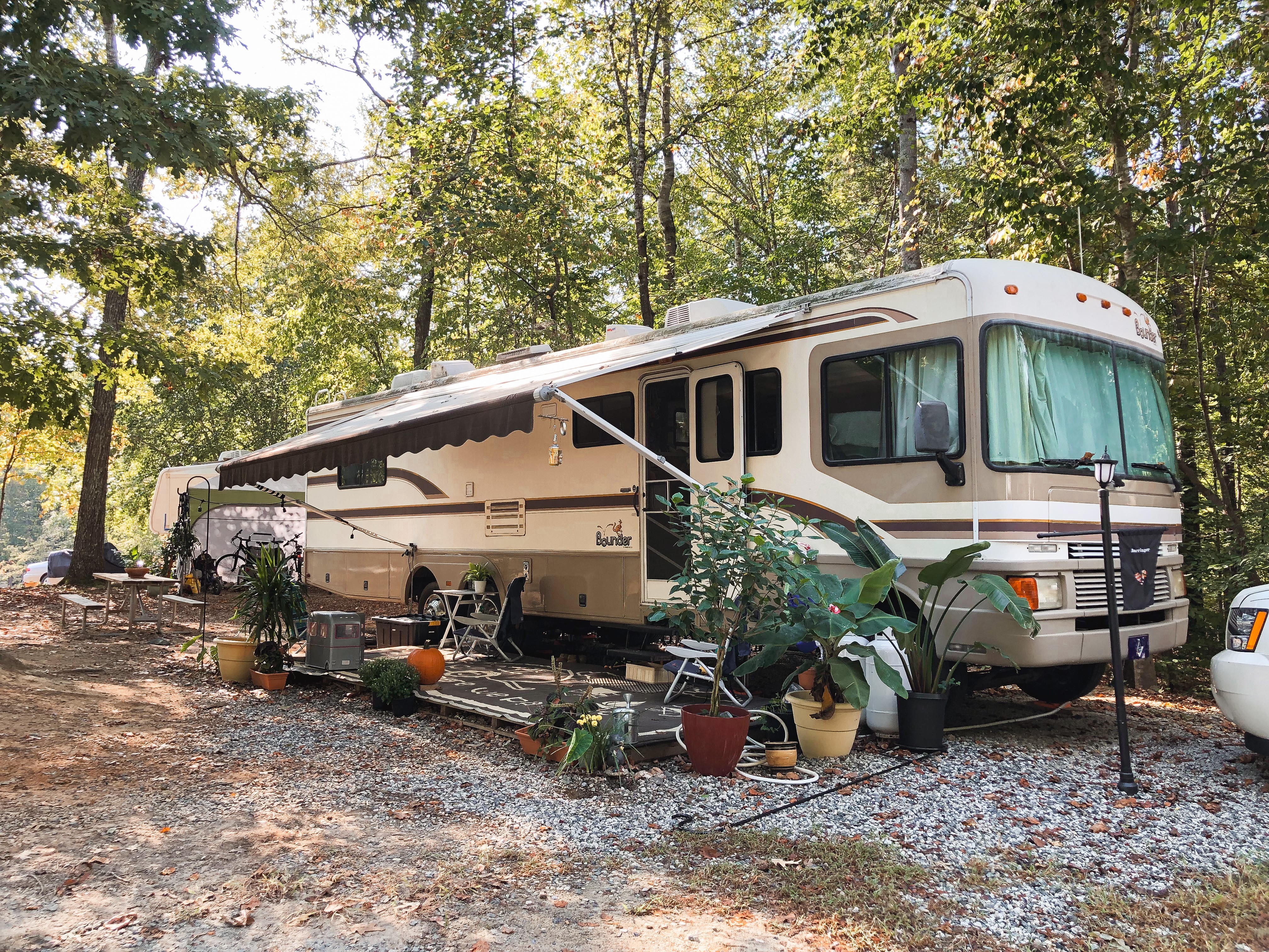 JC and Barbel (Bibi) Barringer's Class A motorized RV
