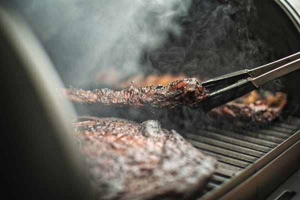 Dry Rubbed Smoked Ribs and Brisket