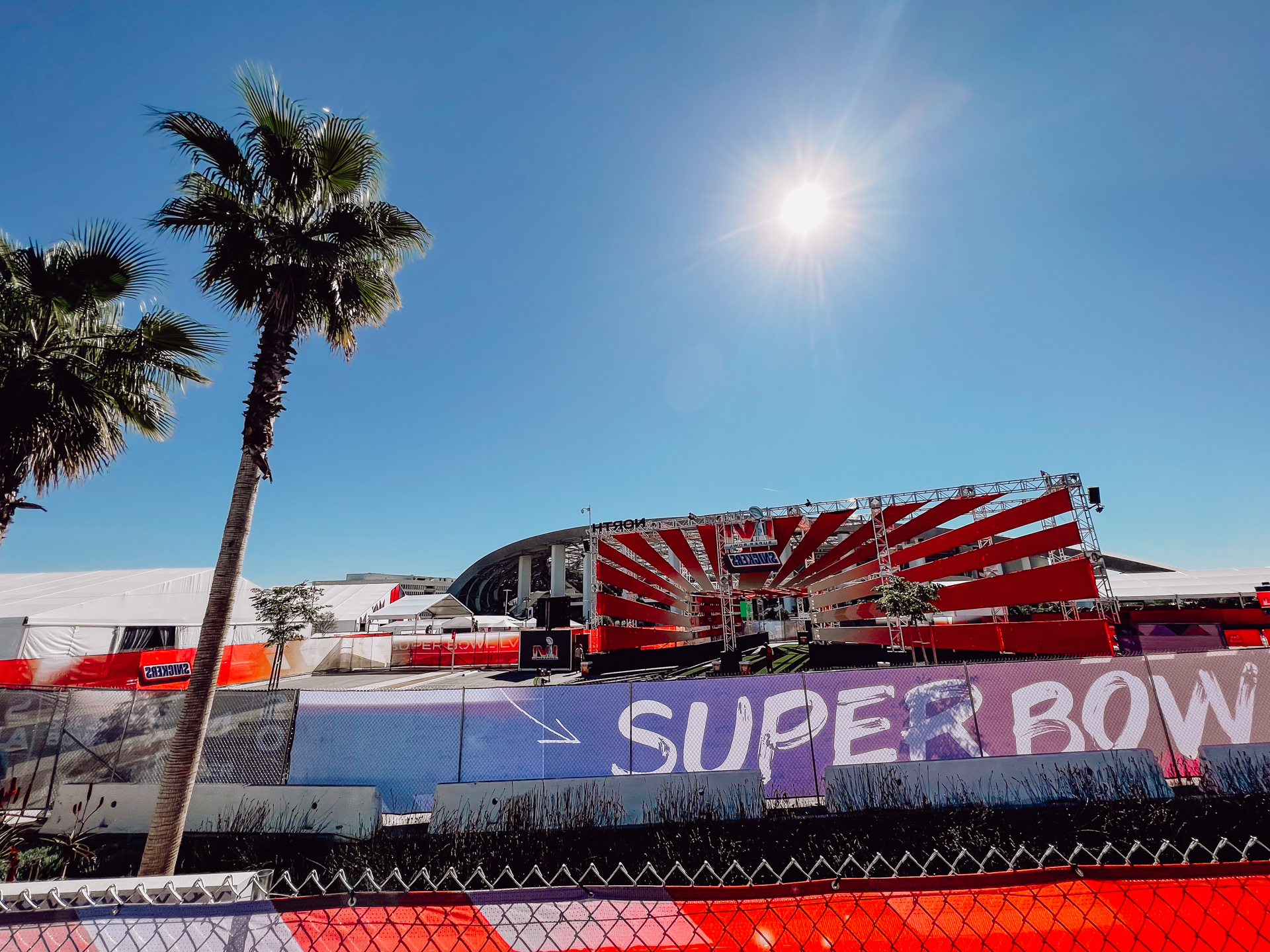 An image of the super bowl sign from Stacey Powers