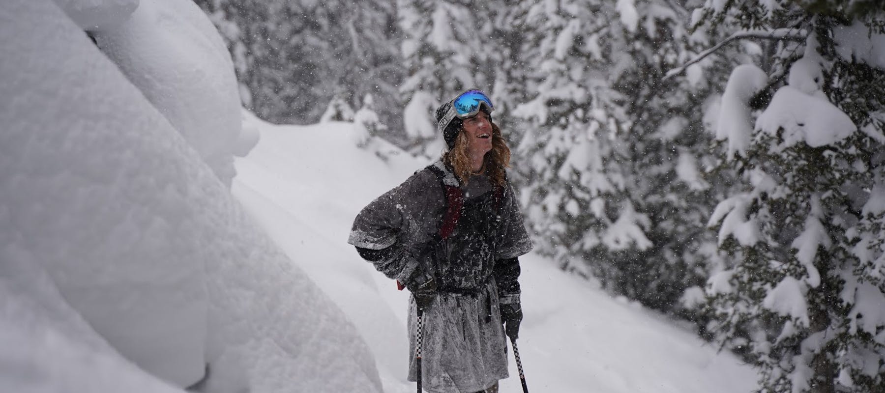 A headshot of Ryan Barrick in the snow.