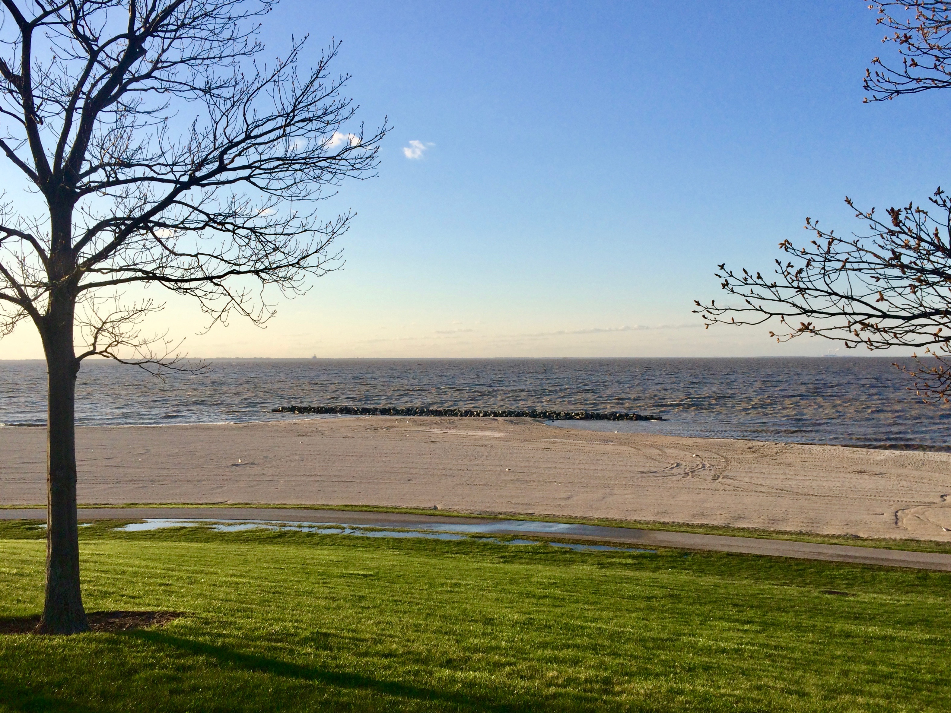 A beach in Maumee Bay State Park, Oregon, Ohio.