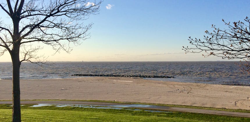 A beach in Maumee Bay State Park, Oregon, Ohio.