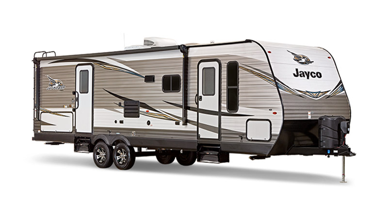 the travel trailers